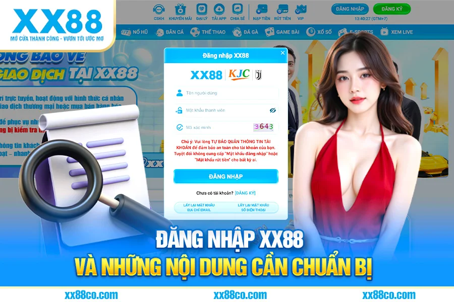 Đăng nhập XX88 và những nội dung cần chuẩn bị